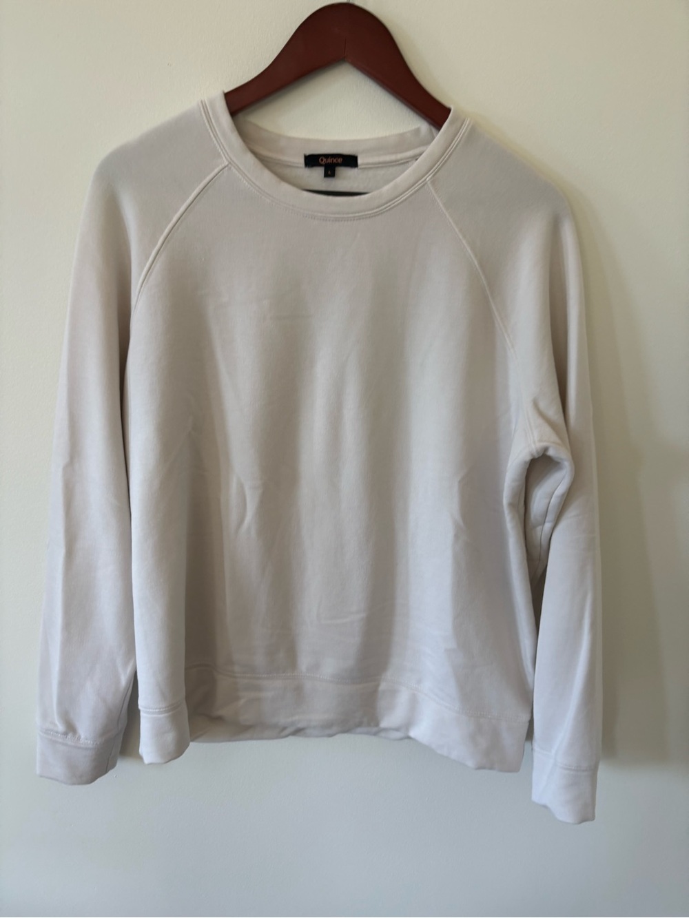 Quince Super Soft Fleece Crewneck Sweatshirt - L